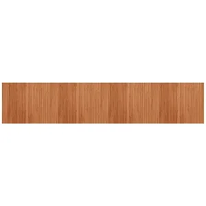 vidaXL Tapis rectangulaire marron 80x400 cm bambou pas cher