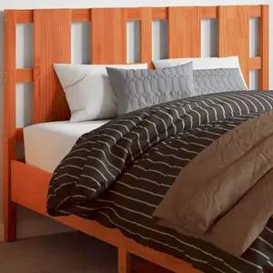 Comparateur de prix : vidaXL Tête de lit cire marron 135 cm bois massif de pin