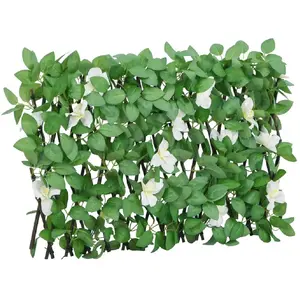 Comparateur de prix : vidaXL Treillis de lierre artificiel extensible vert 180x30 cm