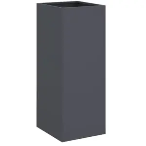 Comparateur de prix : vidaXL Jardinière anthracite 32x27,5x75 cm acier laminé à froid