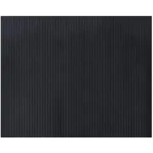 vidaXL Tapis rectangulaire noir 80x100 cm bambou pas cher