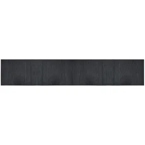 vidaXL Tapis rectangulaire gris 70x400 cm bambou pas cher