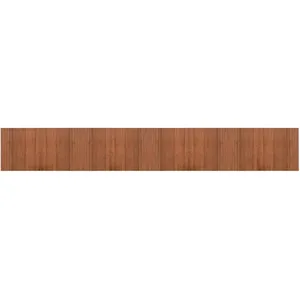 vidaXL Tapis rectangulaire marron 60x400 cm bambou pas cher