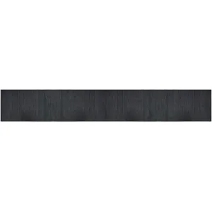 vidaXL Tapis rectangulaire gris 60x400 cm bambou pas cher