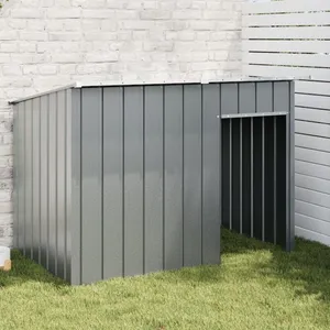 Comparateur de prix : vidaXL Niche pour chien avec toit anthracite acier galvanisé
