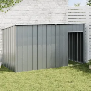Comparateur de prix : vidaXL Niche pour chien avec toit anthracite acier galvanisé