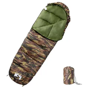 vidaXL Sac de couchage momie pour adultes camping 3 saisons pas cher