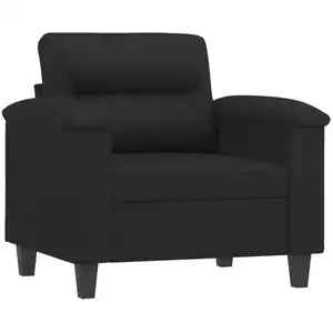 Comparateur de prix : vidaXL Fauteuil Noir 60 cm Similicuir