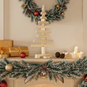 Comparateur de prix : vidaXL Arbre de Noël en bois pour décoration 60 cm bois massif de pin