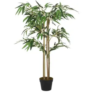 Comparateur de prix : vidaXL Bambou artificiel 760 feuilles 120 cm vert