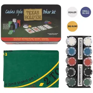 Comparateur de prix : vidaXL Jeu de jetons de poker 200 pcs 4 g