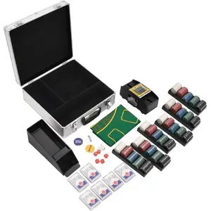 Comparateur de prix : vidaXL Jeu de jetons de poker 600 pcs 4 g