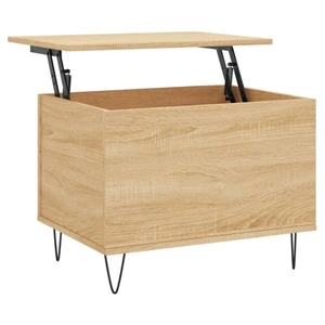 vidaXL Table basse Chêne sonoma 60x44,5x45 cm Bois d'ingénierie pas cher