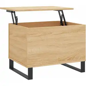 vidaXL Vidaxl Table Basse Chêne Sonoma 60x44,5x45 Cm Bois D'ingénierie pas cher