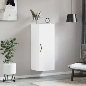 vidaXL Armoire murale Blanc pas cher
