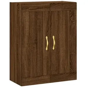vidaXL Armoire murale chêne marron 69,5x34x90 cm bois d'ingénierie pas cher