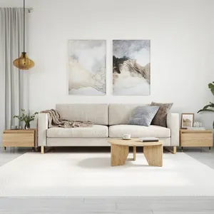 Comparateur de prix : vidaXL Tables basses 2 pcs chêne sonoma 50x46x35 cm bois d'ingénierie
