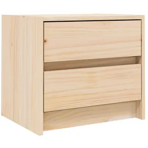 Comparateur de prix : vidaXL Table de chevet 40x31x35,5 cm bois de pin massif