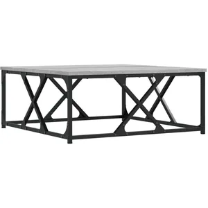 Comparateur de prix : vidaXL Table basse sonoma gris 70x70x30 cm bois d'ingénierie