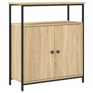 Comparateur de prix : vidaXL Buffet chêne sonoma 70x30x80 cm bois d'ingénierie
