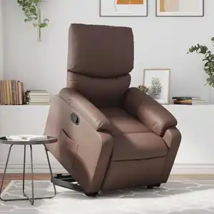 Comparateur de prix : vidaXL Fauteuil inclinable marron similicuir