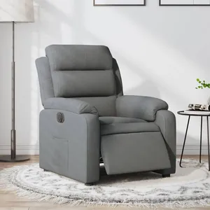 Comparateur de prix : vidaXL Fauteuil inclinable électrique Gris foncé Tissu