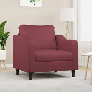 Comparateur de prix : vidaXL Fauteuil Rouge bordeaux 60 cm Tissu