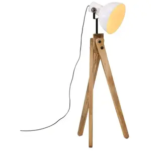 Comparateur de prix : vidaXL Vidaxl Lampadaire 25 W Blanc 45x45x120 Cm E27