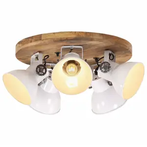 Comparateur de prix : vidaXL Plafonnier 25 W blanc 50x50x25 cm E27