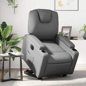 Comparateur de prix : vidaXL Fauteuil inclinable électrique gris similicuir