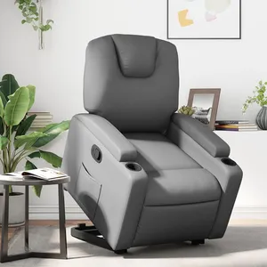 Comparateur de prix : vidaXL Fauteuil inclinable Gris Similicuir