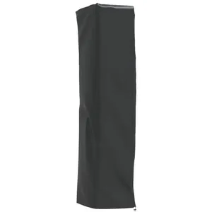 vidaXL Housse de chauffage en forme de pyramide noir 58x58x228 cm pas cher