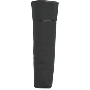 vidaXL Housse de chauffage en forme de pyramide noir 86x47x241 cm pas cher