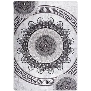vidaXL Tapis lavable multicolore 120x170 cm antidérapant pas cher