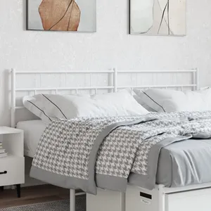 Comparateur de prix : vidaXL Tête de lit métal blanc 180 cm