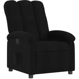 Comparateur de prix : vidaXL Fauteuil inclinable Noir Tissu