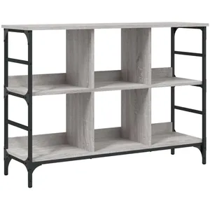 vidaXL Buffet sonoma gris 102x32x73,5 cm bois d'ingénierie pas cher