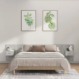 vidaXL Bibliothèque 6niveaux sonoma gris 80x30x188cm bois d'ingénierie pas cher