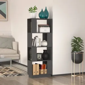 vidaXL Bibliothèque 5 niveaux chêne fumé 60x30x154cm bois d'ingénierie pas cher