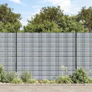 Comparateur de prix : vidaXL Brises-vues de jardin 10 pcs gris 252,5x19 cm PVC