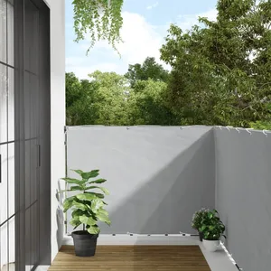 vidaXL Vidaxl Écran D'intimité De Balcon Gris 300x120 Cm Pvc pas cher