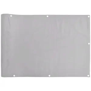 Comparateur de prix : vidaXL Vidaxl Écran D'intimité De Balcon Gris 300x75 Cm Pvc