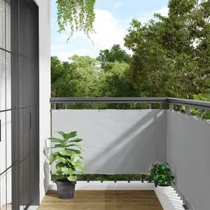 vidaXL Écran d'intimité de balcon gris 600x75 cm PVC 4005383