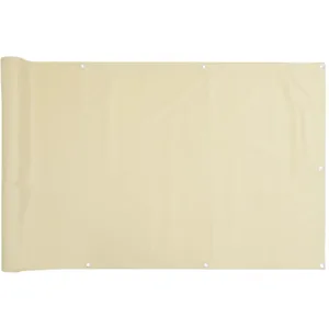 Vidaxl - cran d'intimité de jardin crème 800x75 cm pvc Cream