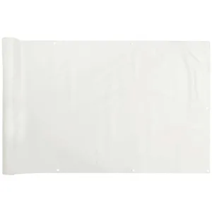 Vidaxl - cran d'intimité de jardin blanc 400x75 cm pvc BlancVendu parvidaxl