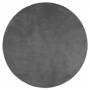 Comparateur de prix : vidaXL Tapis OVIEDO à poils courts anthracite Ø 200 cm