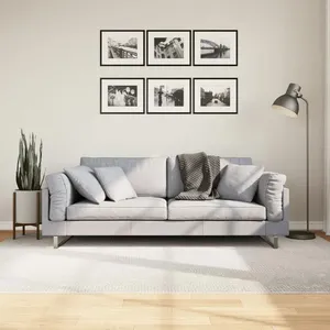 Comparateur de prix : vidaXL Tapis IZA poils courts style scandinave crème 160x230 cm