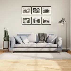 Comparateur de prix : vidaXL Tapis IZA poils courts style scandinave crème 100x200 cm