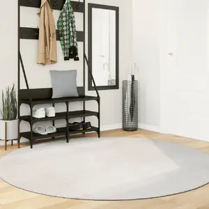 Comparateur de prix : vidaXL Tapis IZA poils courts style scandinave crème Ø 200 cm