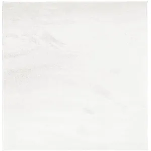 vidaXL Tapis OVIEDO à poils courts crème 160x160 cm pas cher